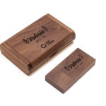 Cajita + Usb 16gb De Madera Personalizada