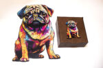 Rompecabezas irregular Perro Pug - Image 3