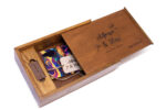 Caja para fotos personalizada deslizable + usb 16gb de madera