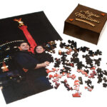 Foto En Rompecabezas Irregular + Cajita Personalizada