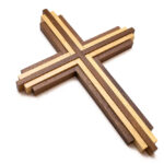 Cruz artesanal maderas finas