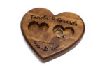Corazon De Madera Para Caja Anillos Boda Personaliza - Image 3