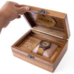 Caja Para Reloj Maderas Finas Personalizada Boda Y Regalo
