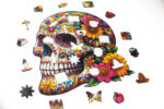 Rompecabezas irregular Calavera de azúcar - Image 4