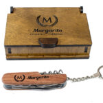 Navaja Suiza Madera Personalizada con cajita