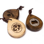 3 destapadores tipo hoja personalizados