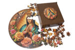 Rompecabezas Virgen de Guadalupe con flores
