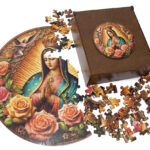 Rompecabezas Virgen de Guadalupe con flores