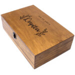 Caja para fotos personalizada con espacio usb