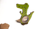 Alcancía De Madera Personalizada Cocodrilo - Image 3