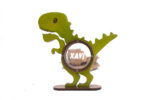 Alcancía Dinosaurio Rex De Madera Personalizada