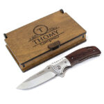 Navaja de madera personalizada