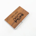 Tarjetero De Madera Personalizado