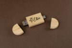 Memoria USB USB-C de madera personalizada