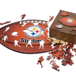 Rompecabezas Steelers de Madera incluye cajita