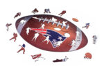 Rompecabezas De Madera New England Patriots - Image 2