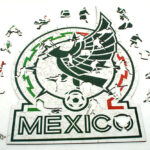 rompecabezas de madera de la Selección Mexicana