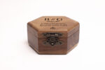 Caja De Madera Para Anillos De Boda Hexagonal Personalizada