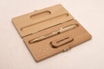 Pluma Boligrafo De Madera + Usb + Estuche Personalizados - Image 2