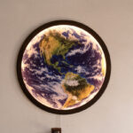Lámpara de la Tierra para pared