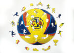 Rompecabezas Balón del América con cajita