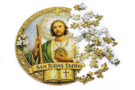 Rompecabezas circular San Judas Tadeo + cajita
